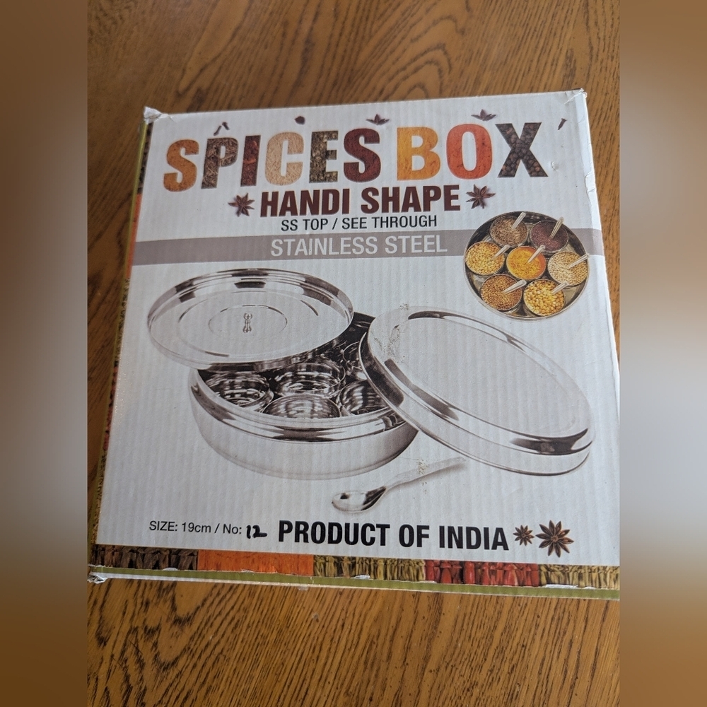 Stainless Steel Spice Box New In Box. - Picture 2 of 7